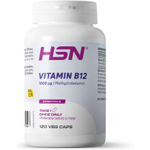 HSN Vitamina B12 Metilcobalamina 1000mcg, conjunto de 120 cápsulas vegetais