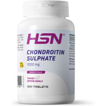 HSN Sulfato de Condroitina, 1000mg, conjunto de 120 comprimidos, alta pureza, sem alergénicos marinhos