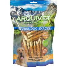 Arquivet Twist com Frango Enrollado, Snacks Naturais para Cães, 13 cm, 1 kg