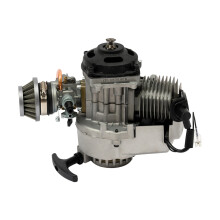 Moteur 2 temps 49cc pour mini moto, monocylindre à refroidissement par air, démarrage à traction, 12500 tr/min