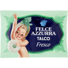 Felce Azzurra, talco perfumado fresco, 100 g, fórmula 100% natural, para adultos e crianças