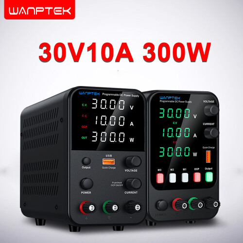 Wanptek Alimentation de Laboratoire DC, 62V 5A, Réglable avec USB Charge Rapide 1