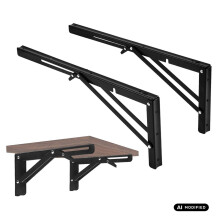 Maclean Folding Wall Shelf Bracket  min. 300 mm  max. 600 mm  max. 50 kg  2 pieces  MC-195