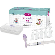 BUONA Kit Isonebial, nebulizador Spray Sol, conjunto de 20 frascos de solução isotónica com Ectoina
