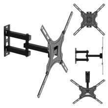 Maclean MC-190 - Muursteun voor televisie 32-55 inch, 25 kg, verstelbaar, VESA-compatibel