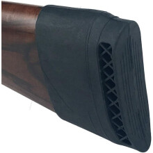 Almofada de borracha para recuo de espingarda, 12,5 x 3 x 8 cm, castanho e preto, TPR