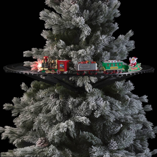 Comboio de Natal, conjunto de 23 peças, circuito 80 x 80 cm, material ABS 2