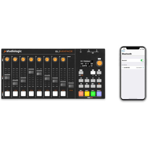 Studiologic SL MIXFACE, Superfície de controlo para SL88 Grand, SL88/73 Studio e DAW, USB e Bluetooth 2