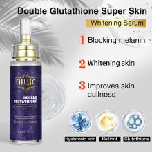 AILKE Kit de soin de la peau 5 en 1, Sérum 100ml, Crème anti-taches et éclaircissante