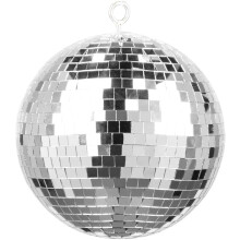 Beamz MB20 Bola de Espelhos, 20 cm, com suporte metálico para teto, decoração para festa