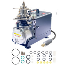 Compresseur d'air électrique haute pression 300bar 4500psi, arrêt automatique, refroidissement par eau et air, 1.8 kW