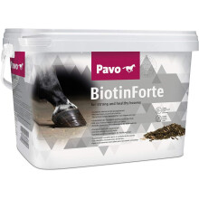 Pavo Biotin Forte, suplemento para cavalo, biotina, cobre e zinco, para crescimento da pezua e pelo