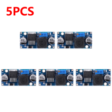 Lot de 5 modules d'alimentation LM2596S DC-DC, convertisseur abaisseur de tension 3A réglable 3.2V-46V