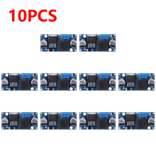 Lot de 10 modules d'alimentation DC-DC LM2596S, convertisseur abaisseur de tension 3A réglable 3.2V-46V