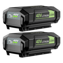 Bonacell Batterie Rechargeable Li-ion 40V, Lot de 2 3500mAh pour Outil Électroportatif Roybi OP40201