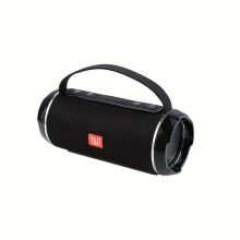 TG116C Enceinte Sans Fil Portable, Haut-parleur Cube avec USB, TF et Radio FM, Noir