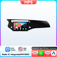 Hizpo Autoradio Android 13, Écran Intelligent 2din, Carplay et Android Auto sans fil, pour Citroën C3 DS3 2010-2016
