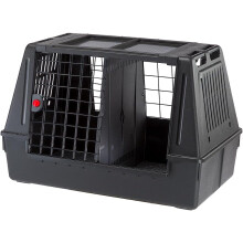Ferplast Transportín para Cão Atlas Car Scenic 100, 100x60x66 cm, Máx 40 kg, com Porta de Correr e Tapete de Drenagem