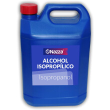 Nazza Álcool Isopropílico Puro 99,9%, 5 L, para limpeza de contactos eletrónicos e ecrãs