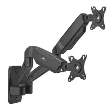 Maclean wall mount for two monitors 17-32'' 9kg max mechanical spring MC-988