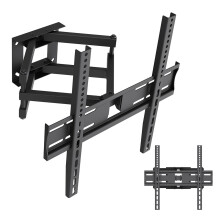 Maclean MC-192 Steunmuur voor televisie 32-70 inch, 40 kg, verstelbaar, VESA-compatibel