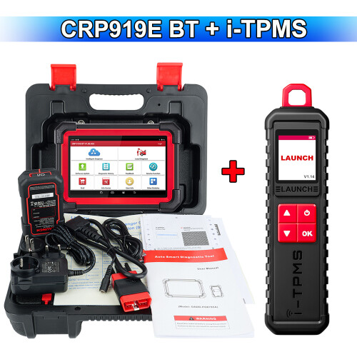 LAUNCH X431 CRP919E BT, bidirectionele scantool, 7 inch touchscreen, ECU-codering en i-TPMS