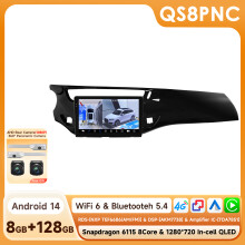 Hizpo Autoradio Android 13, Écran Intelligent 2din avec GPS, Carplay sans fil, Caméra 360, 8G