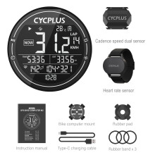 CYCPLUS M2 Fahrradcomputer, GPS, kabellos, wasserdicht, 2,5-Zoll-Bildschirm, 16 MB Speicher