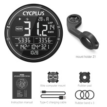CYCPLUS M2 Fahrradcomputer, GPS, kabellos, wasserdicht, 2,5-Zoll-Bildschirm, ANT+ BLE 5.0