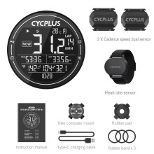 CYCPLUS M2 Fahrradcomputer, GPS, kabellos, wasserdicht, 2,5-Zoll-Bildschirm
