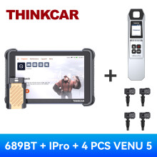 THINKCAR THINKSCAN 689BT, professionele diagnose tool, bidirectionele bediening, CANFD en DOIP, ECU online codering