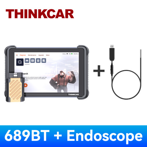 THINKCAR THINKSCAN 689BT, professionele autodiagnose tool, bidirectionele scan en ECU online codering
