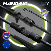 HANDING M1 vishengel, MH kracht, 1,68-2,21 m, 24 ton koolstofvezel met Fuji O+A geleiders
