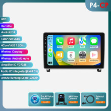 Autoradio Android 8 Go 128 Go, Navigation GPS, Carplay, 2 DIN, pour Voiture KIT 407 (2004-2011)