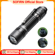 Sofirn SC28 tactische zaklamp, 2800 lumen, oplaadbaar, IPX8 waterdicht, voor jacht en vissen