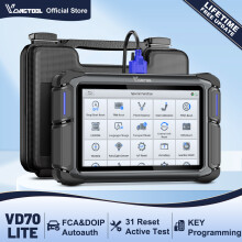 VDIAGTOOL VD70Lite autodiagnostische scanner, 7 inch touchscreen, bidirectionele besturing en 31+ resetfuncties voor alle systemen