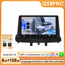 Autoradio Android pour Renault Megane 3, écran tactile 9 pouces, GPS, Carplay sans fil, lecteur vidéo