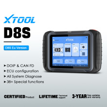 XTOOL D8S V2.0 autodiagnosescanner, online ECU-codering, sleutelprogrammering en 42+ servicefuncties