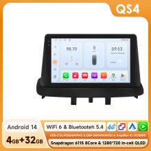 Autoradio Android pour Renault Megane 3, Écran Tactile 9 Pouces, GPS, CarPlay Sans Fil, 2008-2014