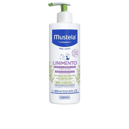 Mustela linimento para bebé e criança, 400 ml, com válvula dosificadora