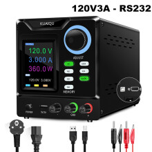 KUAIQU Alimentation à découpage programmable, 30V 10A, Communication RS232 et USB, Écran LCD couleur
