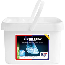 Equine America Biotina Xtra Polvere, suplemento para cavalos e pôneis, suporte de casco, 2,5 kg