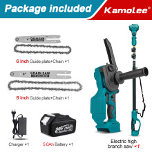 Kamolee elektrische snoeischaar, draadloos, 8 inch, voor fruitbomen