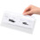 Netuno, conjunto de 250 envelopes portadocumentos DL transparentes, 131x239mm, resistentes 1