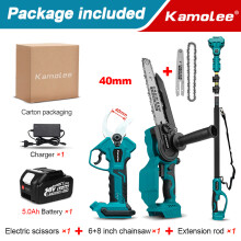 Kamolee draadloze elektrische snoeischaar, 40mm, voor fruitbomen
