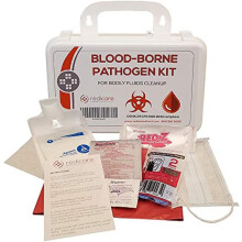 Kit de Limpeza de Patógenos Transmitidos por Sangue, Conjunto de Proteção OSHA com Bolsa de Risco Biológico