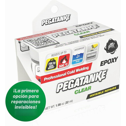 Pegatanke 96482 Epóxico, 32 g, Transparente 1