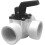 Well2wellness Válvula de 3 vias para piscina, rosca interior de 1 1/2 polegadas, branco, ABS 1