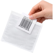 Netuno, conjunto de 1000 envelopes portadocumentos C7 transparentes, 112x121mm, extra forte