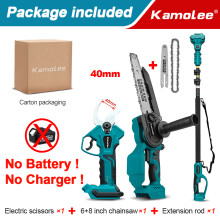 Kamolee elektrische snoeischaar, 40mm, draadloos, voor fruitbomen